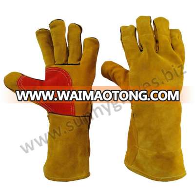 High Quality Heat Resistant Leather Welding Gloves