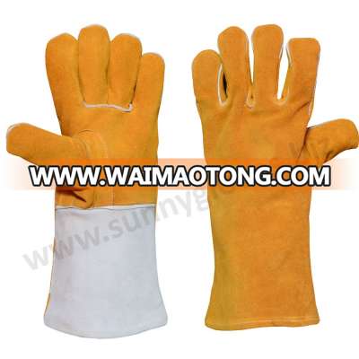 High Quality Cow split leather welding glove